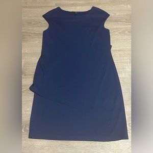 NWT Lafayette 148 Navy Blue Dress Size XL